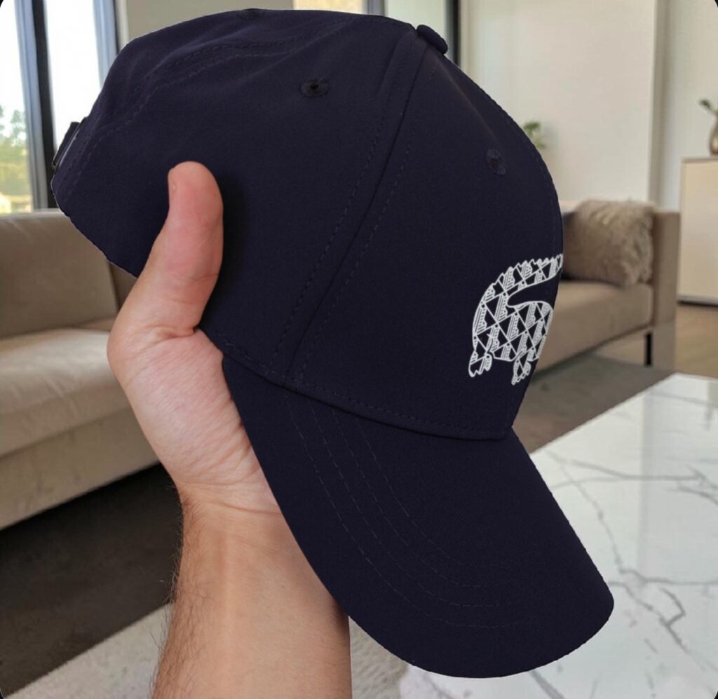 Casquette Lacoste bleu