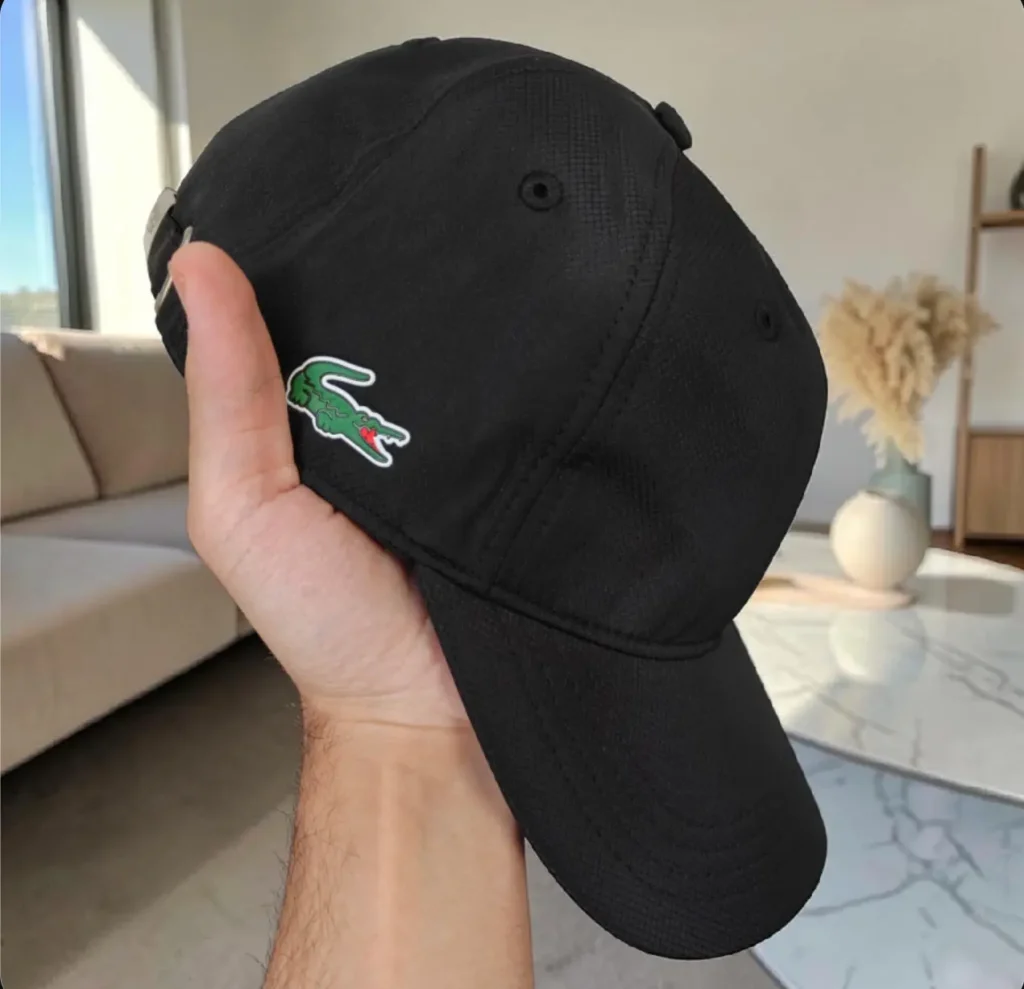 Casquette Lacoste noir