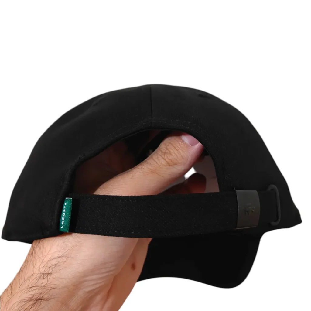 Casquette Lacoste Blanc Noir