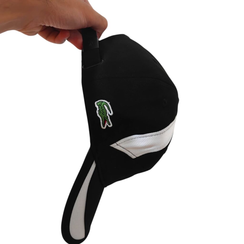 Casquette Lacoste Blanc Noir