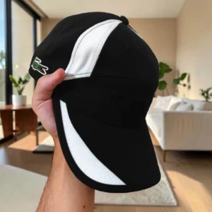 Casquette Lacoste Blanc Noir