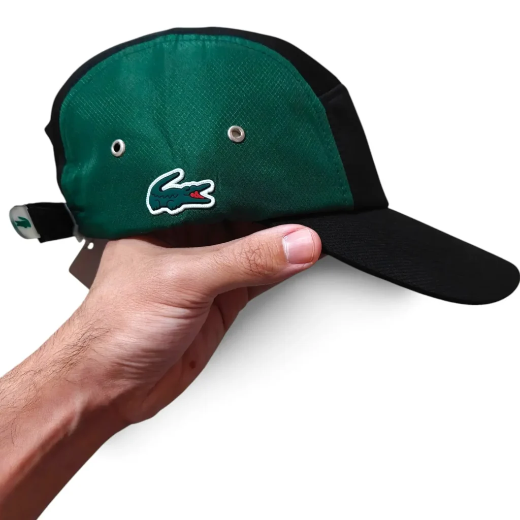 Casquette Lacoste vert noir