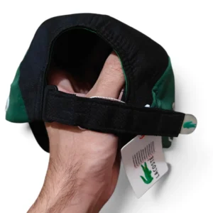 Casquette Lacoste vert noir