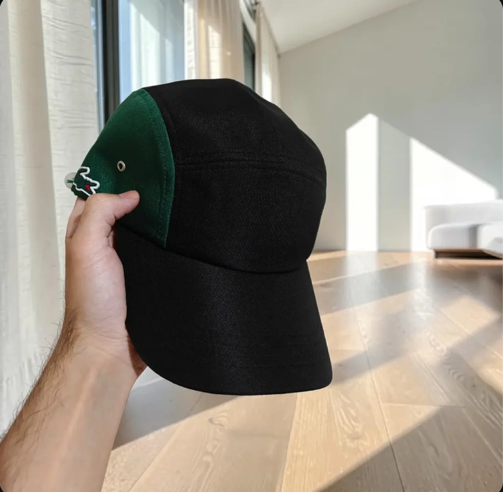 Casquette Lacoste vert noir